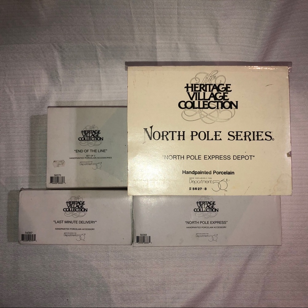 Dept 56 Heritage Village Collection Accessories